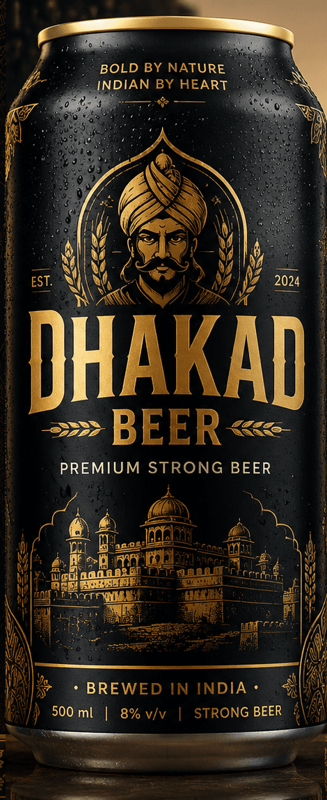 Dhakad Beer — premium strong beer